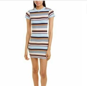 French Connection Byatt Striped Jersey Mini Dress, Size 10.  NWT